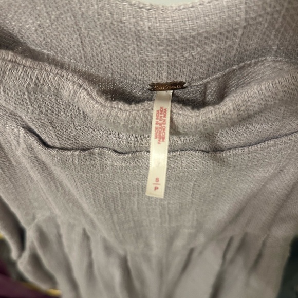 Free People Sun Drenched Overalls Small - Picture 3 of 6